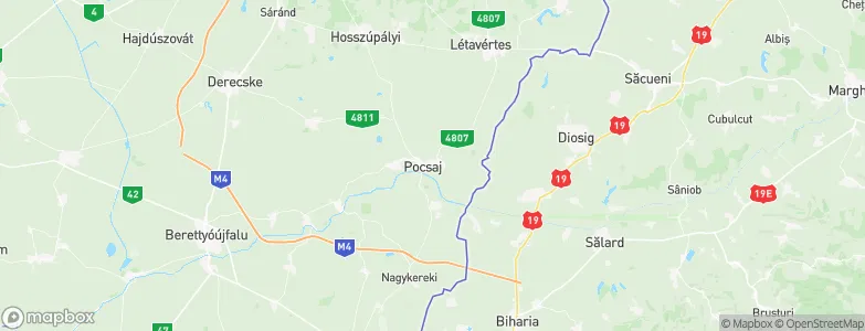 Pocsaj, Hungary Map
