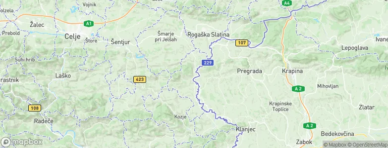 Podčetrtek, Slovenia Map