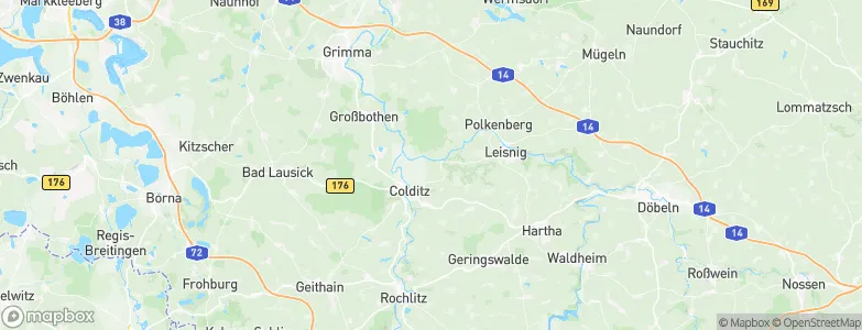 Podelwitz, Germany Map
