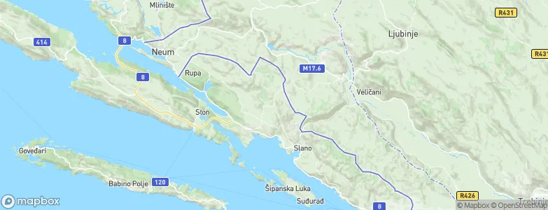Podgora, Croatia Map