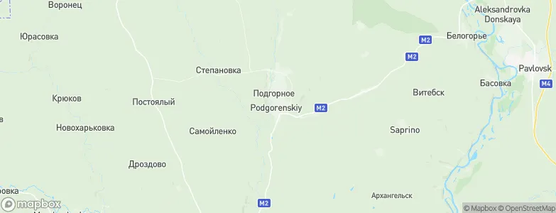 Podgorenskiy, Russia Map
