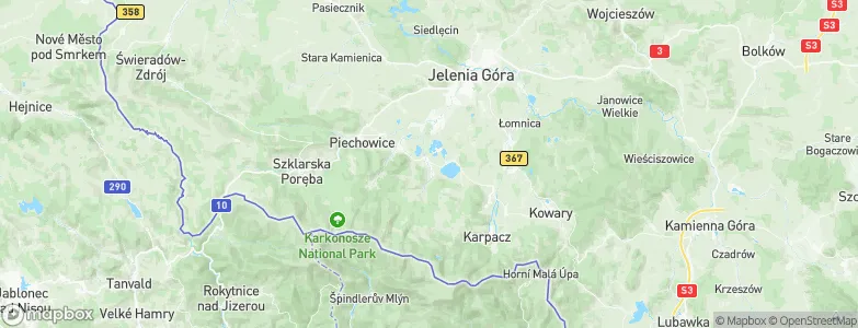 Podgórzyn, Poland Map