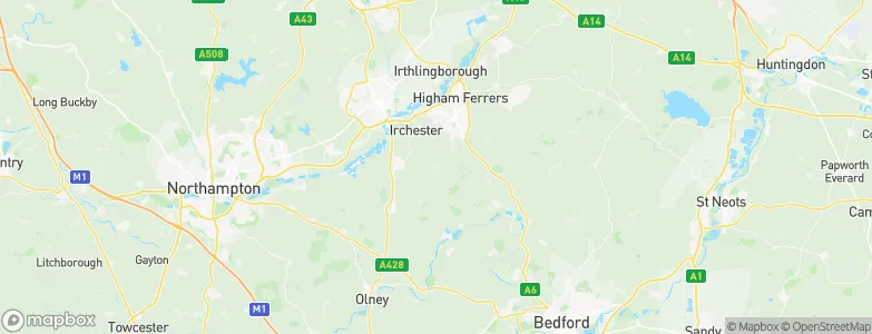 Podington, United Kingdom Map