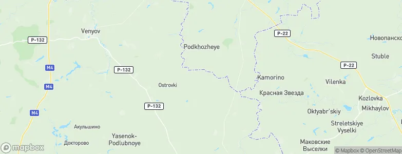 Podkhozhiye Vyselki, Russia Map