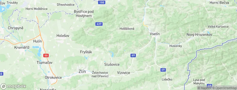 Podkopná Lhota, Czechia Map