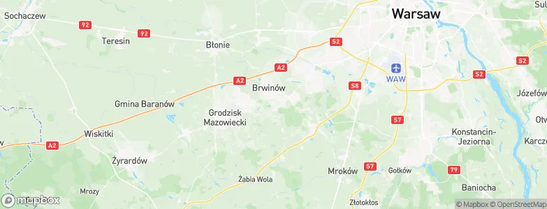 Podkowa Leśna, Poland Map