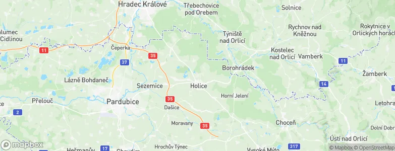 Podlesí, Czechia Map