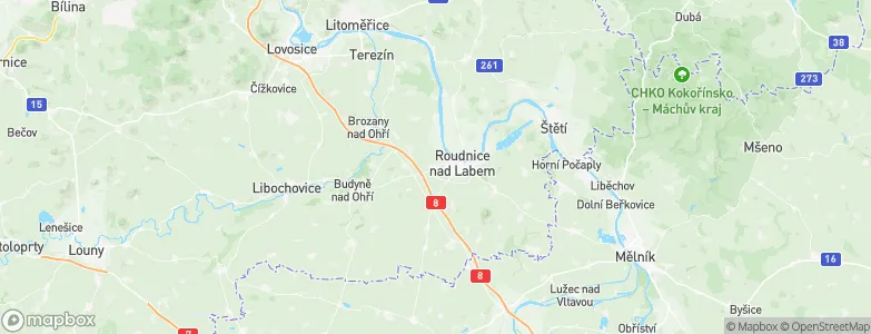 Podlusky, Czechia Map