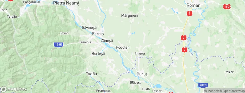 Podoleni, Romania Map