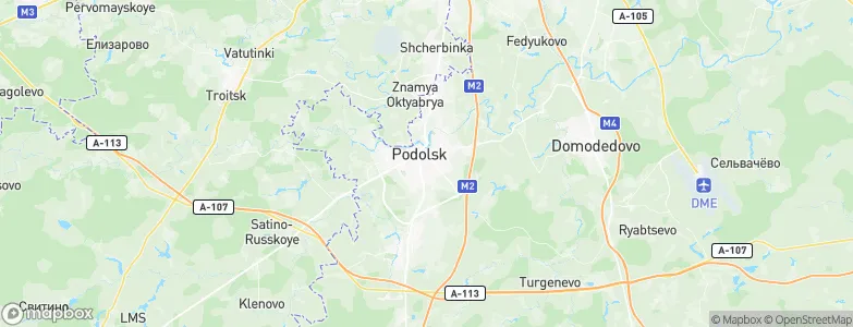 Podolsk, Russia Map