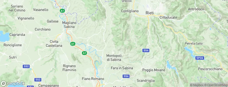 Poggio Catino, Italy Map