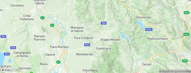 Poggio Nativo, Italy Map