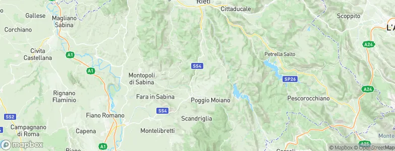 Poggio San Lorenzo, Italy Map