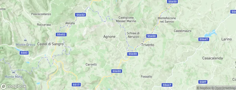 Poggio Sannita, Italy Map