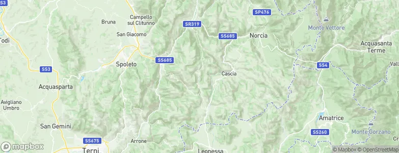 Poggiodomo, Italy Map
