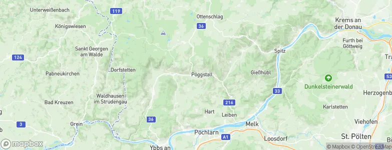 Pöggstall, Austria Map