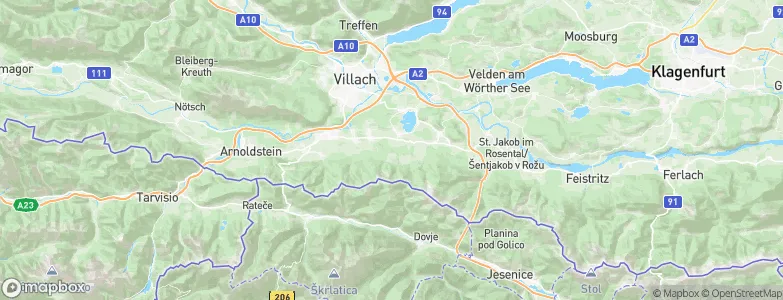Pogöriach, Austria Map