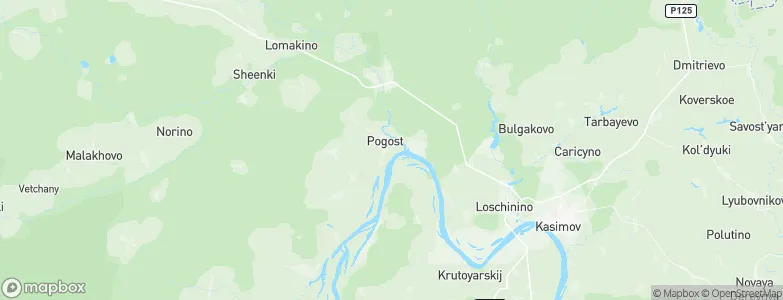 Pogost, Russia Map