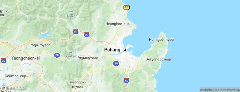 Pohang, South Korea Map