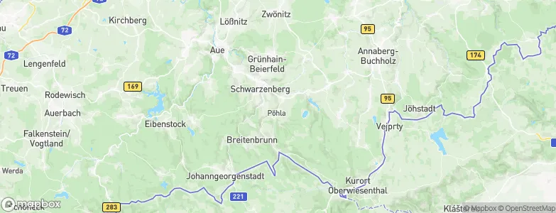 Pöhla, Germany Map
