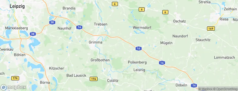 Pöhsig, Germany Map