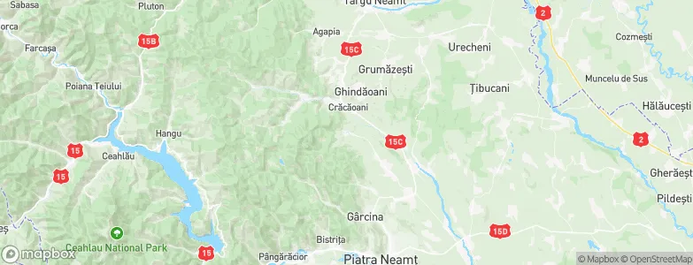 Poiana Crăcăoani, Romania Map