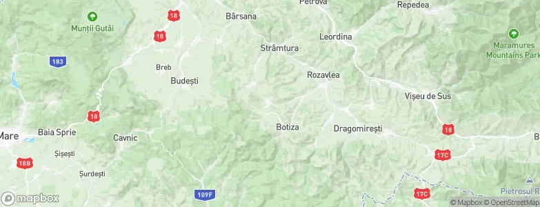 Poienile Izei, Romania Map