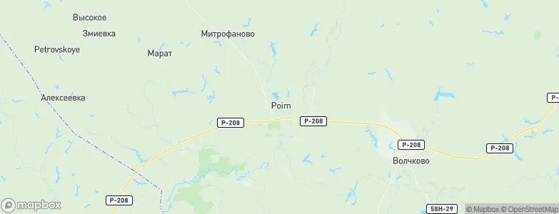 Poim, Russia Map
