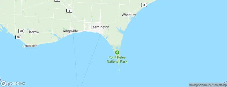 Point Pelee, Canada Map