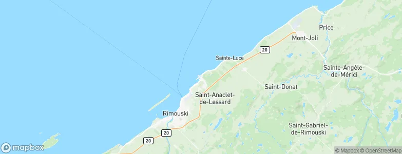 Pointe-au-Père, Canada Map