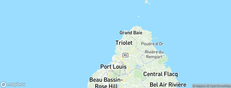 Pointe aux Piments, Mauritius Map
