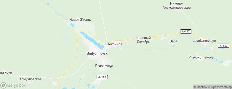 Pokoynoye, Russia Map