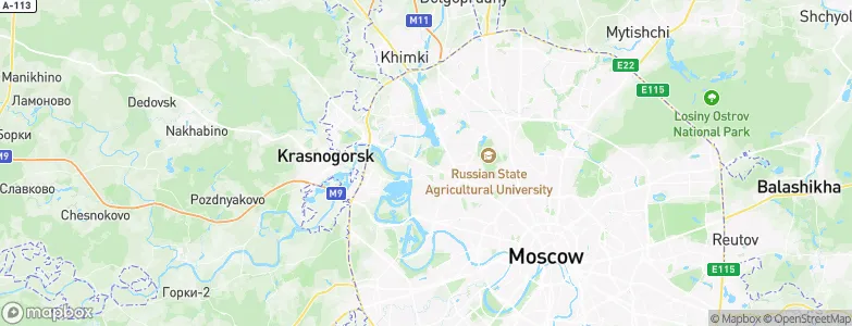 Pokrovskoye-Streshnëvo, Russia Map