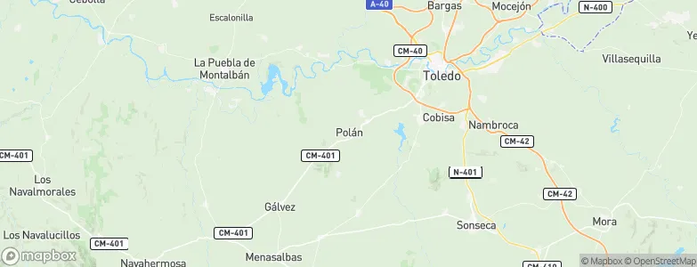 Polán, Spain Map