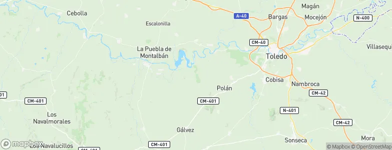 Polán, Spain Map