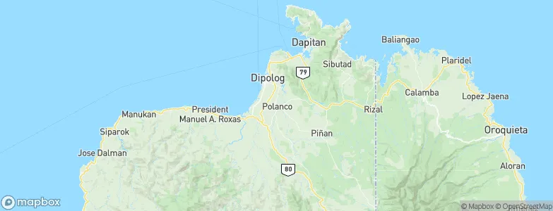 Polanco, Philippines Map