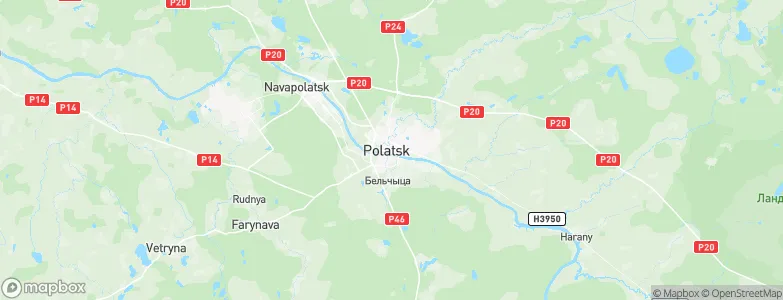 Polatsk, Belarus Map