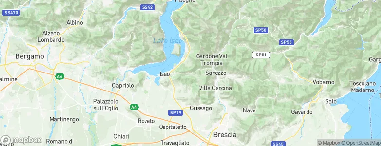 Polaveno, Italy Map