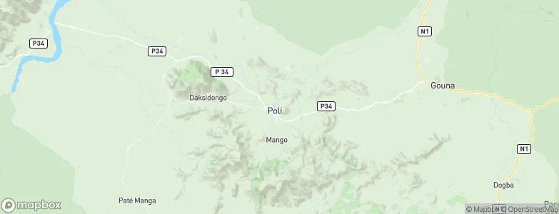 Poli, Cameroon Map