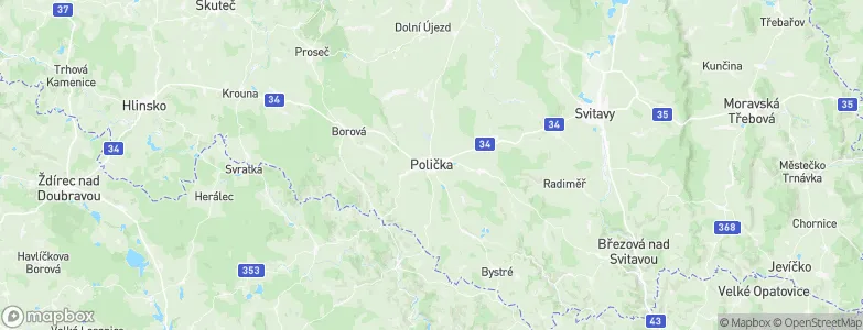 Polička, Czechia Map