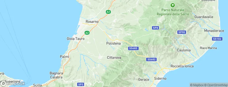 Polistena, Italy Map