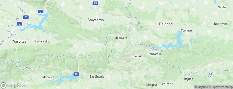 Poljacite, Bulgaria Map