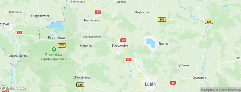 Polkowice, Poland Map