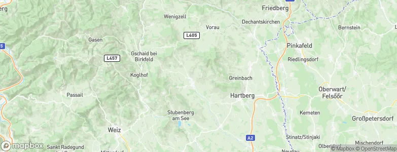 Pöllauberg, Austria Map