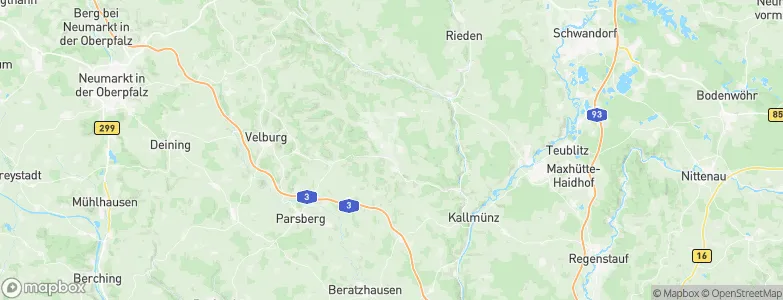 Pöllnricht, Germany Map