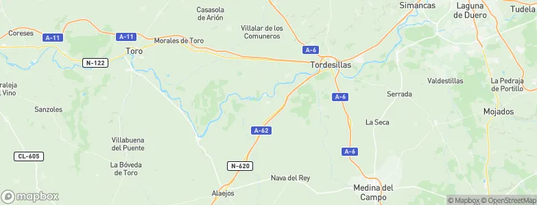 Pollos, Spain Map