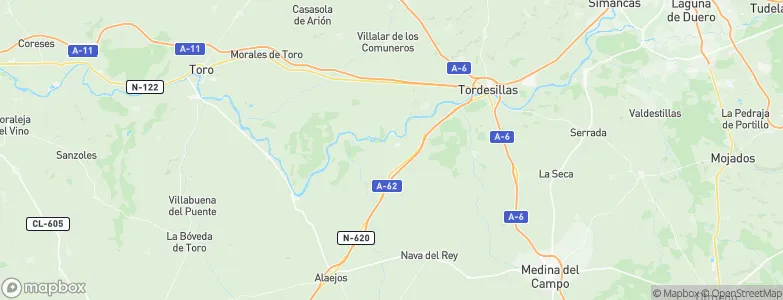 Pollos, Spain Map