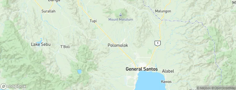 Polomolok, Philippines Map