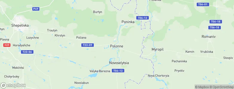 Polonne, Ukraine Map