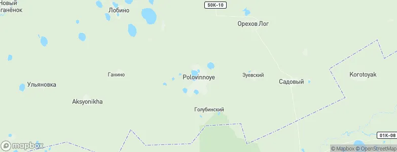 Polovinnoye, Russia Map